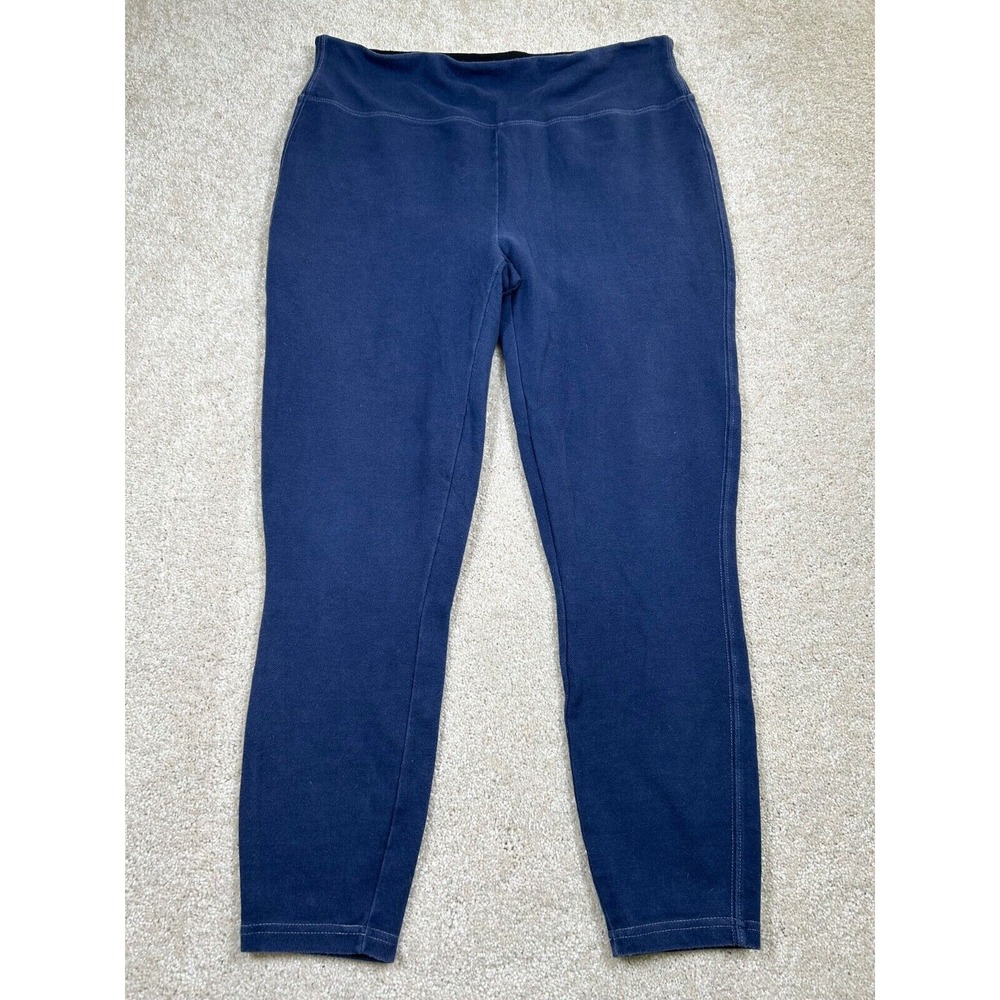 Love Your‎ Assets Spanx Womens Slimming Leggings Seamless Indigo Blue Size L